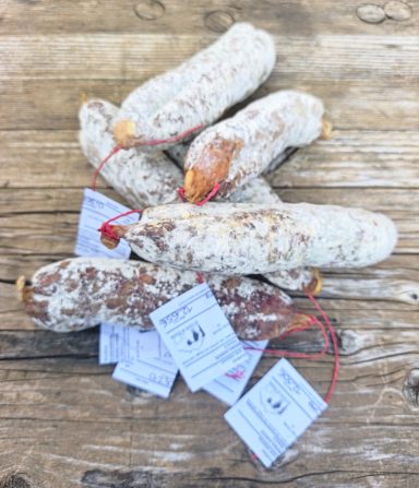 saucisson a base de brebis dorper 